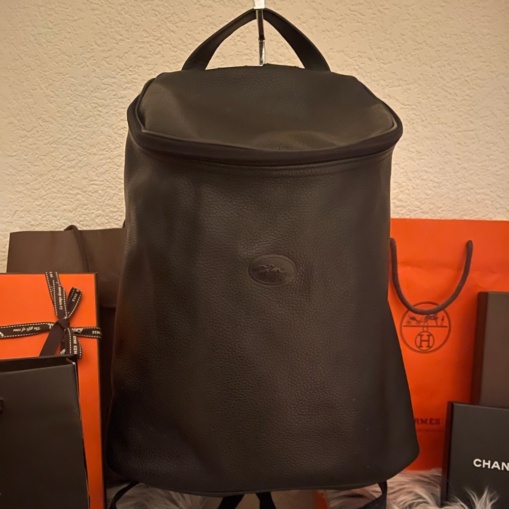SOLD! Authentic All-Leather Longchamp backpack